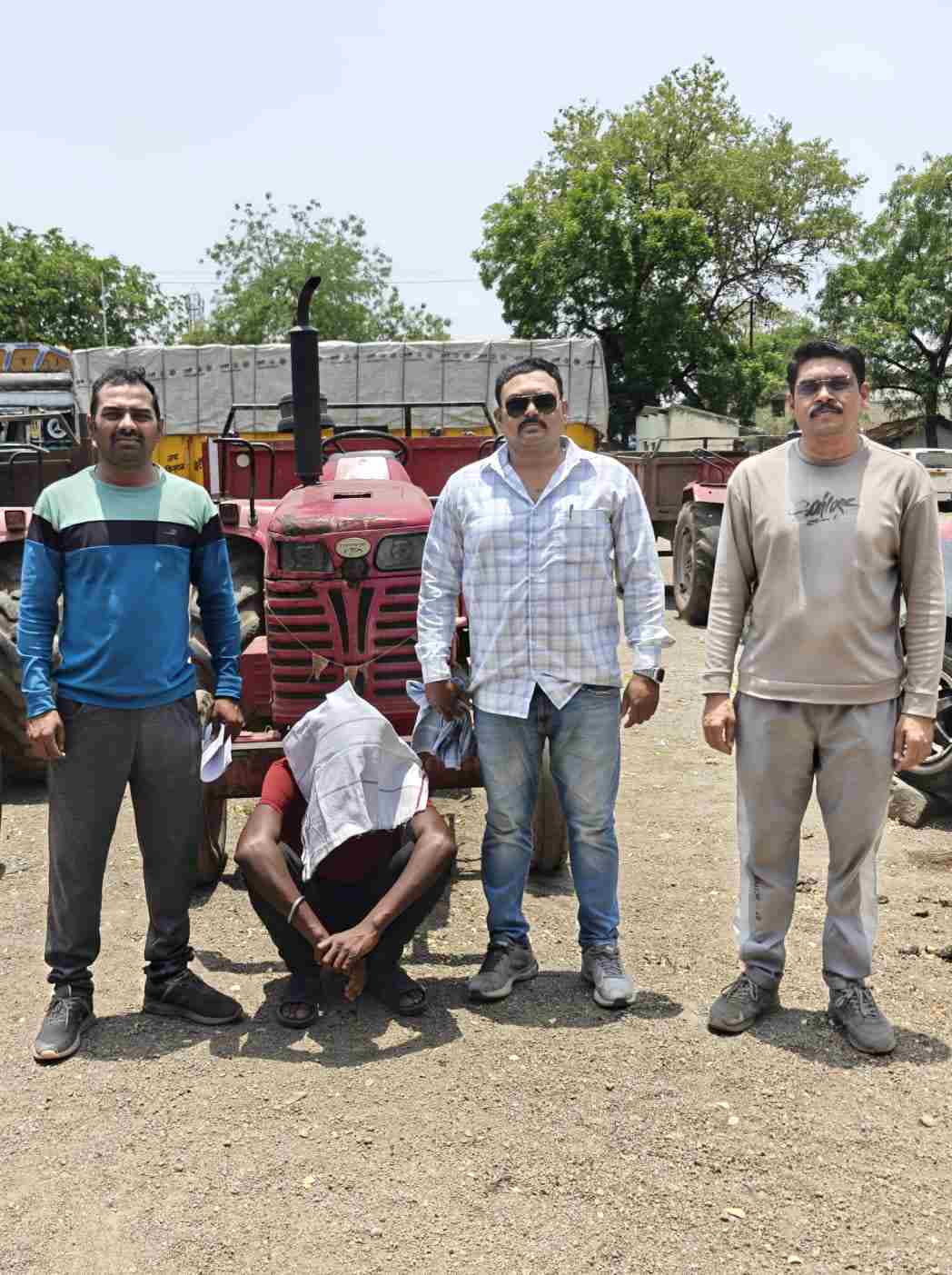 उपविभागीय पोलीस अधिकारी हिंगणघाट यांच्या पथकाची रेती माफिया विरुद्ध केलेली कारवाई